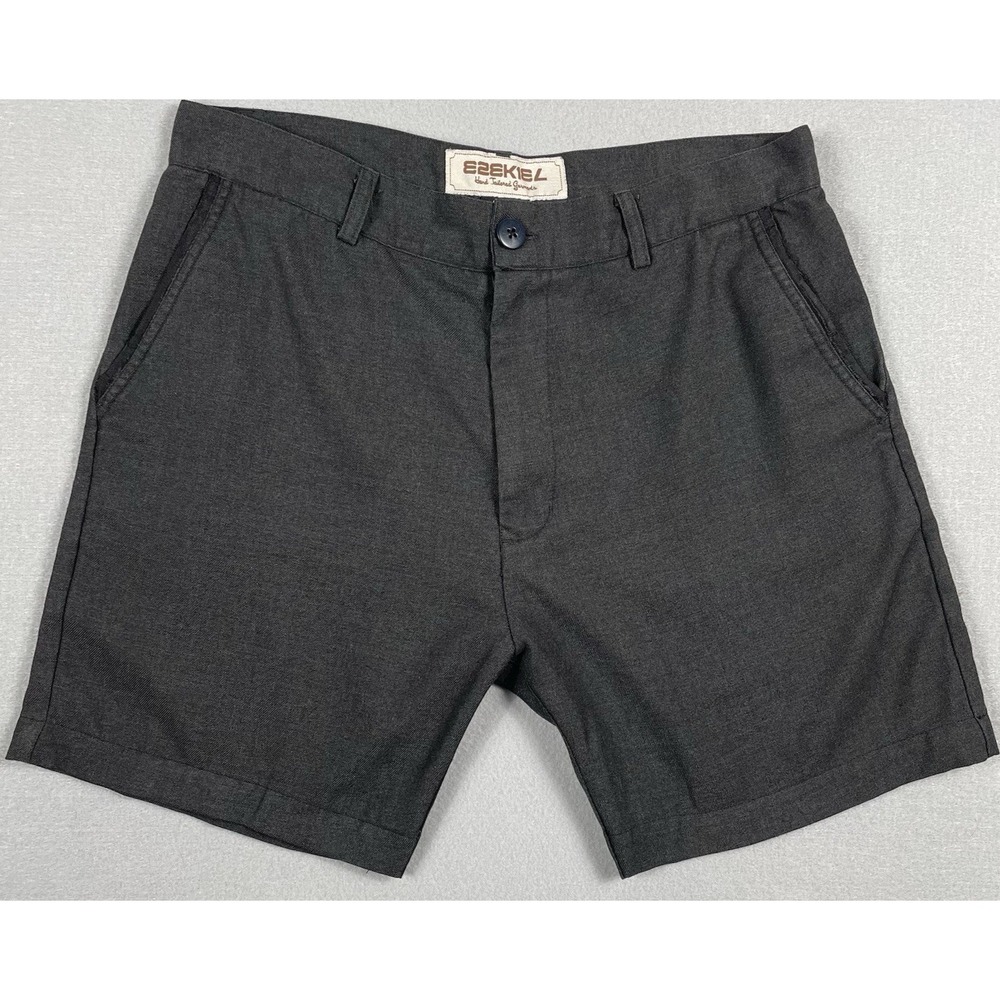 Ezekiel Men's 32 Outdoor Shorts Dark Charcoal Stretch Hybrid Hiking Casual EW‑56